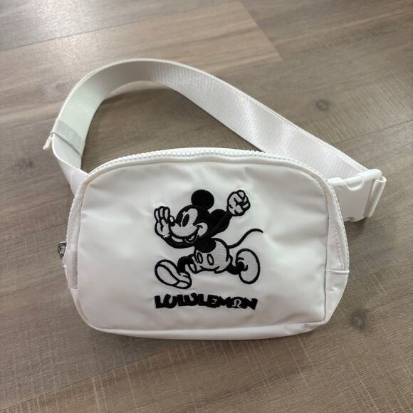 lululemon athletica Handbags - Lululemon Everywhere Belt Bag Mickey Mouse White